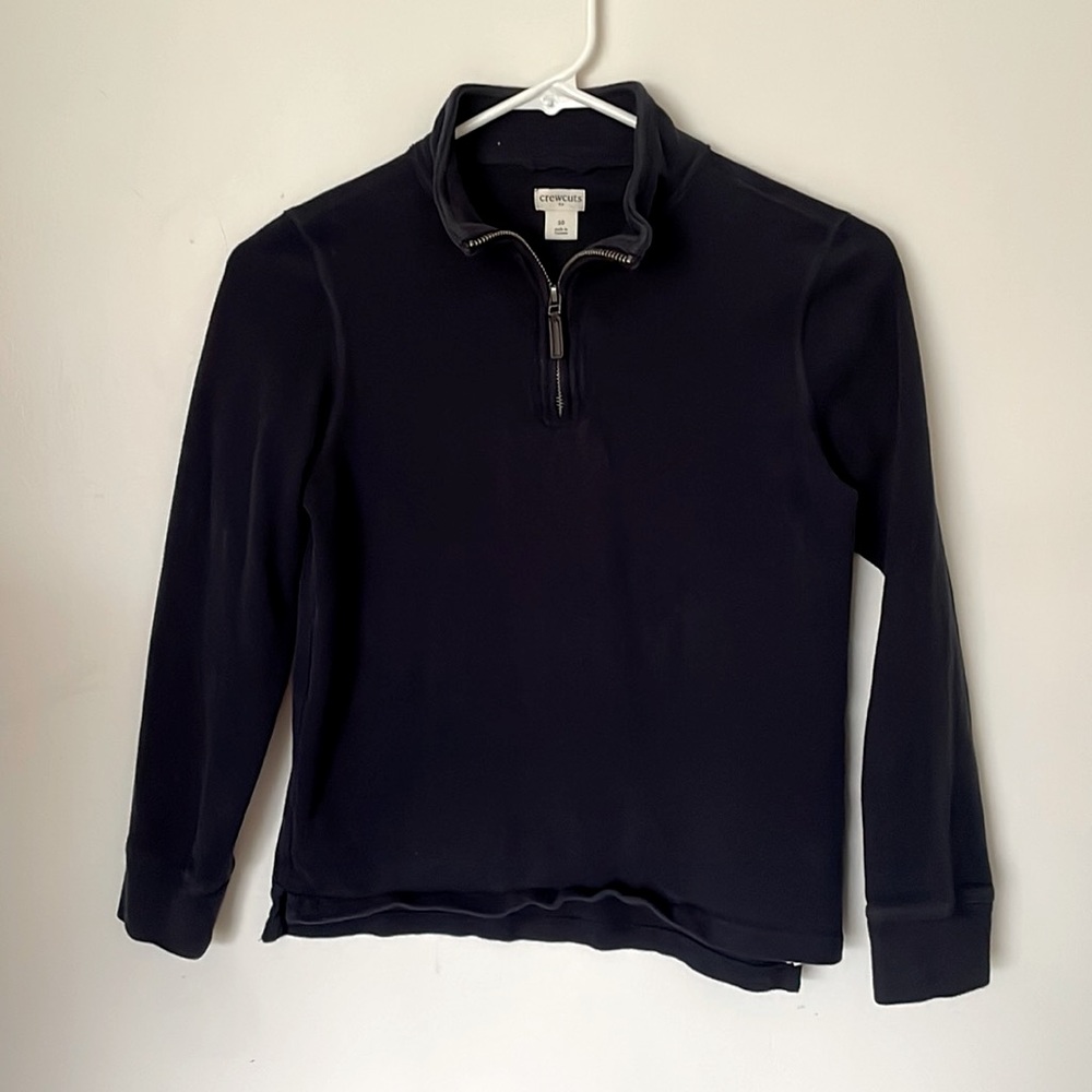 Crewcuts Boys Half Zip Cotton Popover